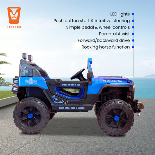 Beach Cruiser Kids SUV Ride-On Car
