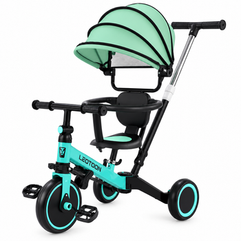 4-in-1 Trot N Roll Tricycle with Sunshade