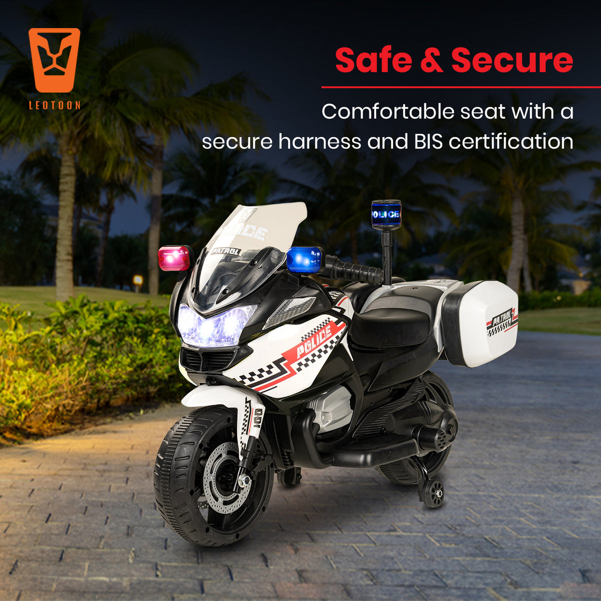 Kids Police 2W Bike