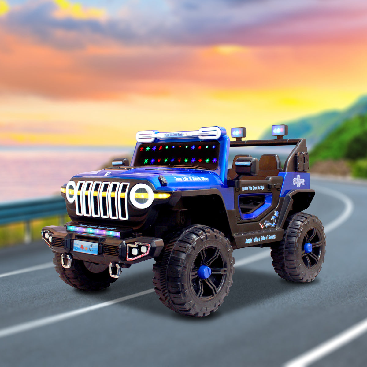 Beach Cruiser Kids SUV Ride-On Car