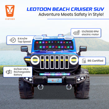 Beach Cruiser Kids SUV Ride-On Car