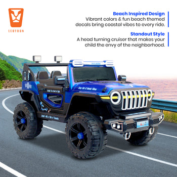 Beach Cruiser Kids SUV Ride-On Car
