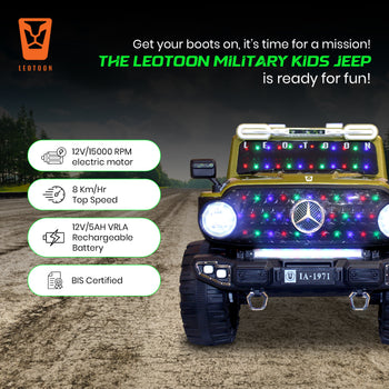 Army Kids Ride-On SUV
