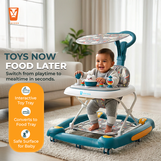 2-in-1 Celeste Baby Walker Cum Rocker