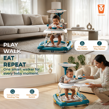 2-in-1 Celeste Baby Walker Cum Rocker