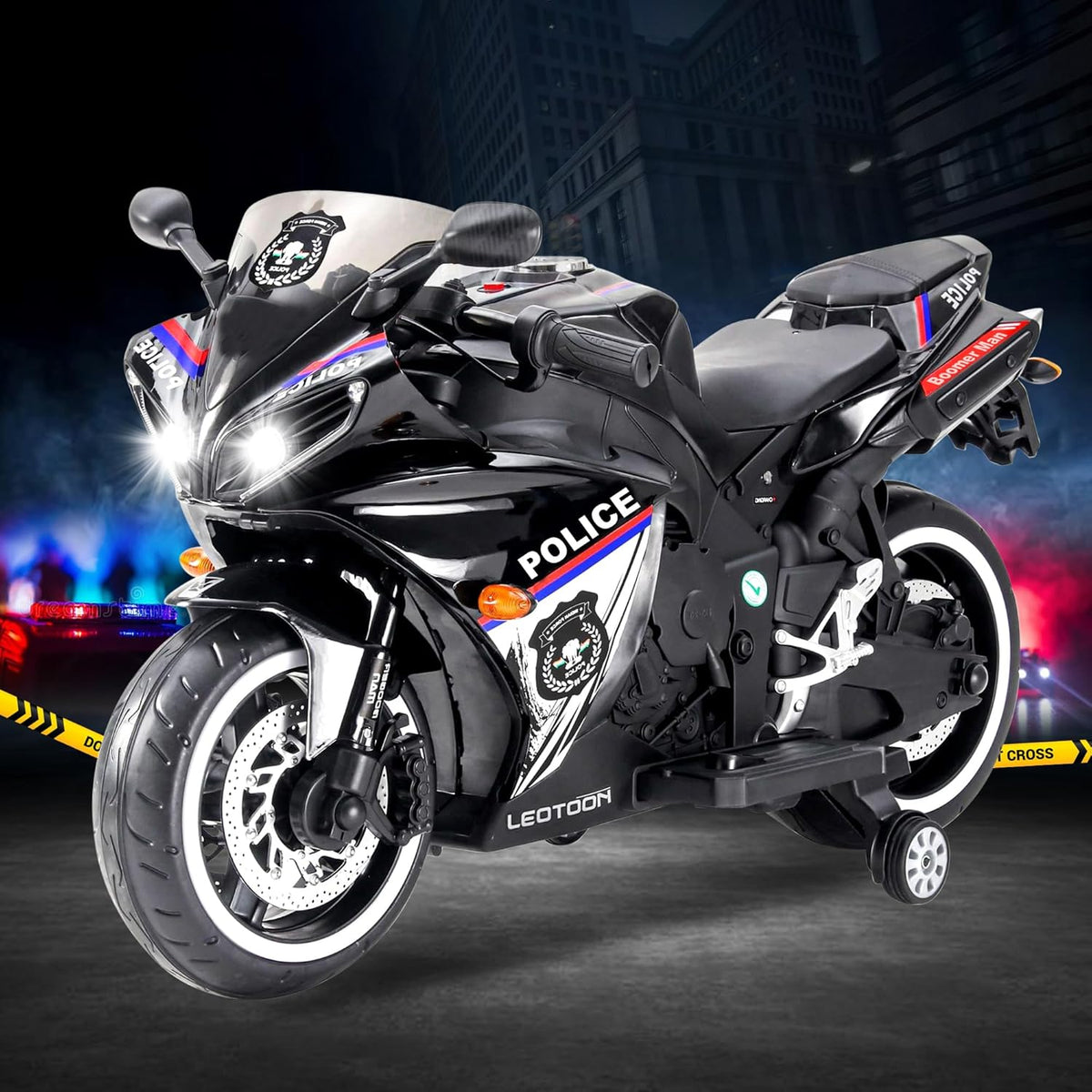 Leotoon Indian Police Bike