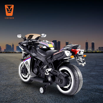 Leotoon Indian Police Bike