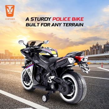 Leotoon Indian Police Bike