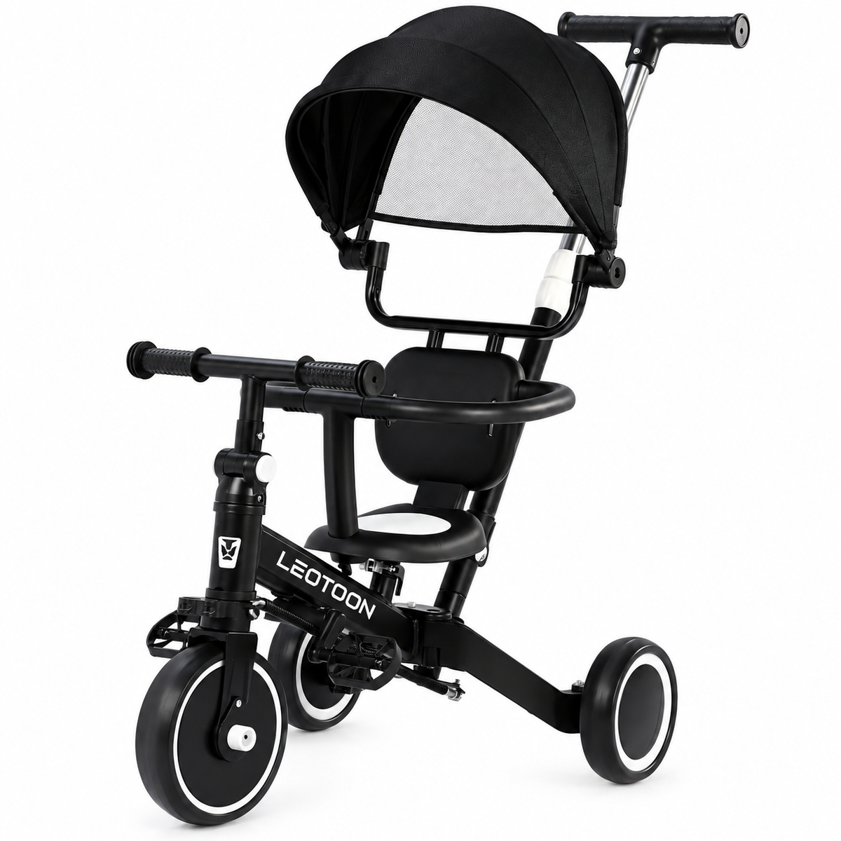 4-in-1 Trot N Roll Tricycle with Sunshade